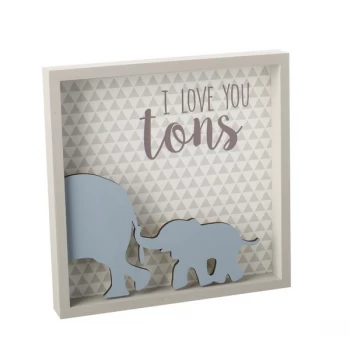 Image of I Love You Tons Wooden Plaque By Heaven Sends