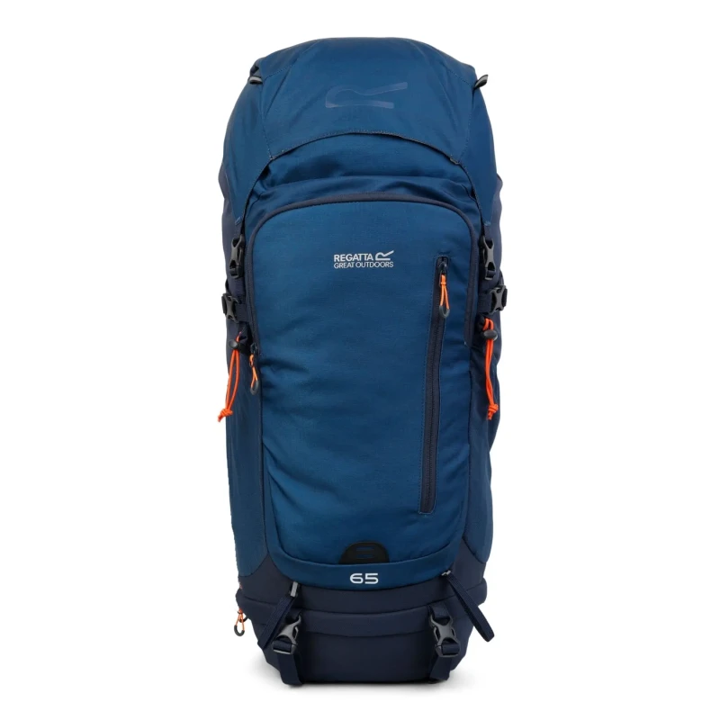 Image of Regatta Regatta Highton v2 65L Outdoor Pack in Navy Navy One Size Unisex 5063019673219