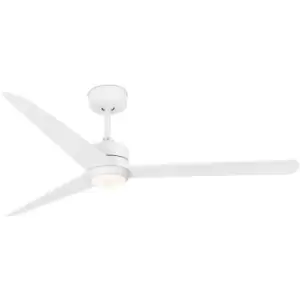 Image of Faro Nu LED White Ceiling Fan W/Dc Motor