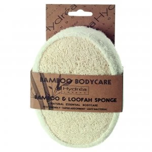 Image of Bamboo Loofah Exfoliating Sponge Cream and Yellow