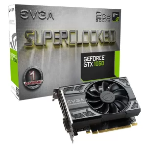 Image of EVGA SuperClocked GeForce GTX1050 2GB GDDR5 Graphics Card