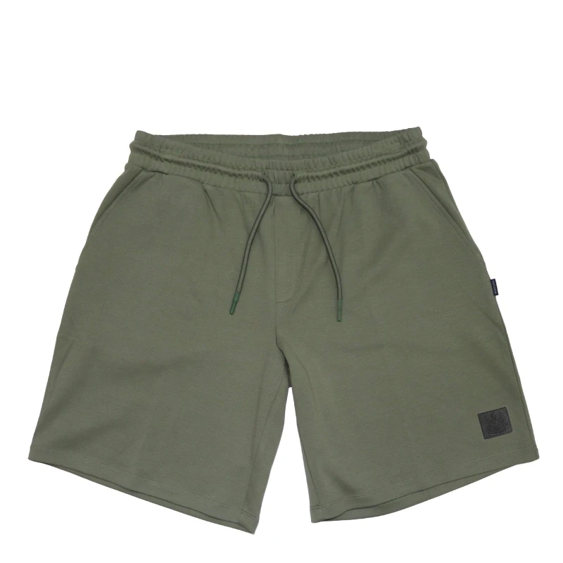 Image of Aquascutum Mens Fleece Jogger Shorts Fleece Shorts Small Green 47099015350