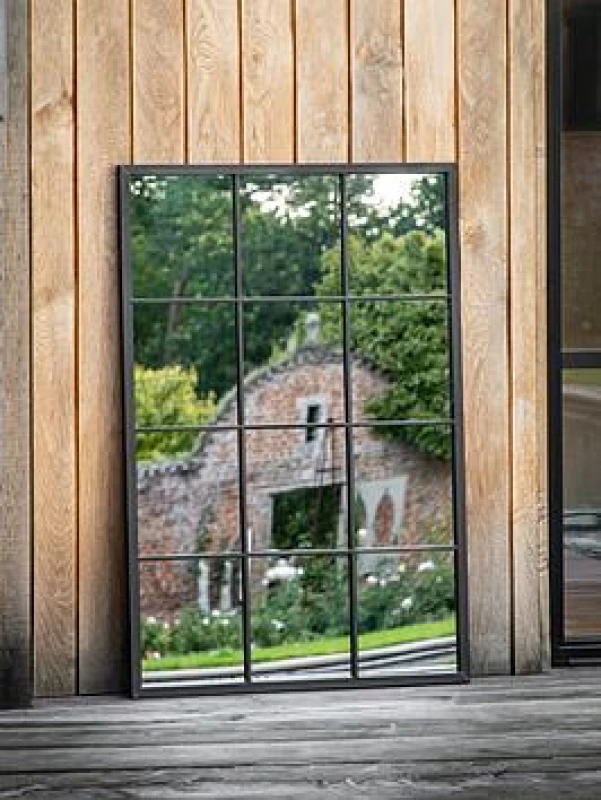 Image of Crossland Grove Darcy Outdoor Mirror Black 5.05941E+12