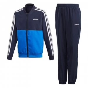 Image of adidas Boys Essentials Woven Tracksuit - Navy/Blue/Wht