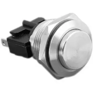 Image of Bulgin MP0031/2 Tamper-proof pushbutton 250 V AC 5 A 1 x Off/(On) momentary (Ø x H) 21.5mm x 33.8mm IP66