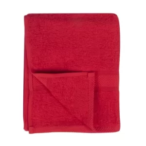 Image of Victoria London Egyptian Cotton Towels 500GSM Bath Towel Red