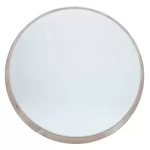 Image of Pacific Natural Wood Veneer Round Wall Mirror