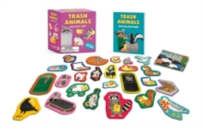 Image of Trash Animals Magnet Set : Live Free, Eat Trash! Multiple-component retail product