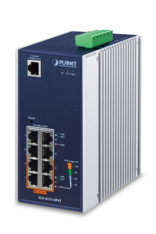 Image of PLANET IGS-4215-4P4T network switch Managed L2/L4 Gigabit Ethernet (10