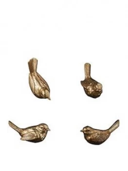 Image of Gallery Gold Birdie Wall Hooks