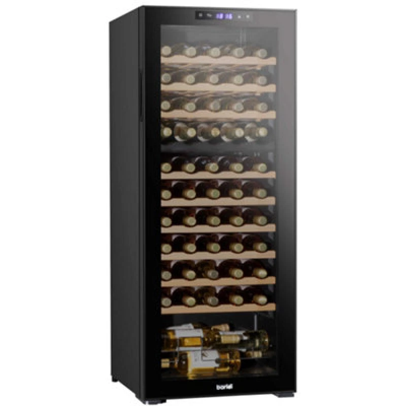 Image of Baridi 55 Bottle Dual Zone Drinks Wine Cooler, Fridge, Touch Screen, Led, Black DH93