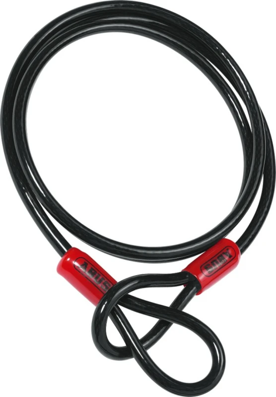 Image of ABUS Cobra Steel Cable, black, Size 220 cm