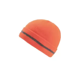 Image of Atlantis Workout Enhanced Visibility Beanie (One Size) (Safety Orange)