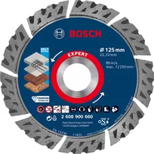 Image of Bosch Expert Multi Material Diamond Cutting Disc 125mm 2.2mm 22mm