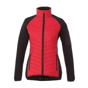 Image of Elevate Womens/Ladies Banff Hybrid Insulated Jacket (S) (Red)