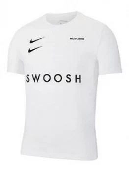 Image of Nike Sportswear Swoosh Pack Short Sleeve Tee - White, Size L, Men