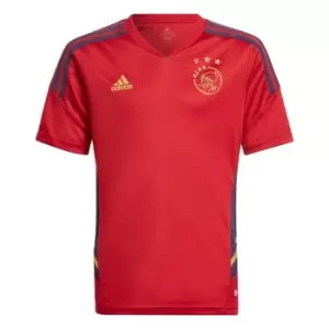 Image of adidas Ajax Amsterdam Condivo 22 Training Jersey Kids - Team Victory Red