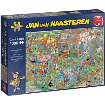 Image of Jumbo Jan Van Haasteren Childrens Birthday Party Jigsaw - 1000 Piece