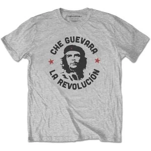 Image of Che Guevara - Circle Logo Unisex Medium T-Shirt - Grey