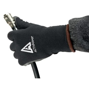 Image of 97-631 ActivArmr Black Cold Resistant Gloves - Size 9