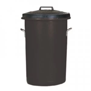 Image of Slingsby Heavy Duty Coloured Dustbin 85 Litre Black 311961