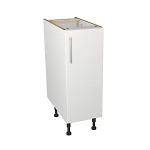 Image of Wickes Seville White Gloss Fitted Base Unit - 300 mm