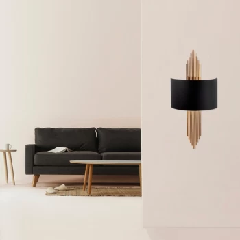 Image of 617 - A Black Copper Wall Lamp