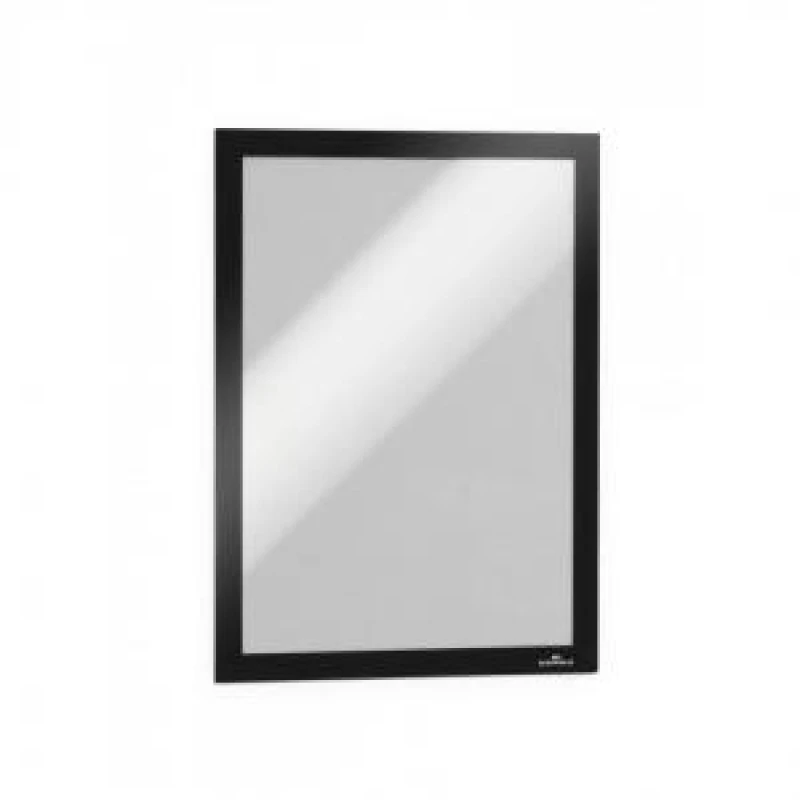 Image of Durable Duraframe Self Adhesive Magnetic Signage Frame A4 Black - Black - Durable 609975_MXB