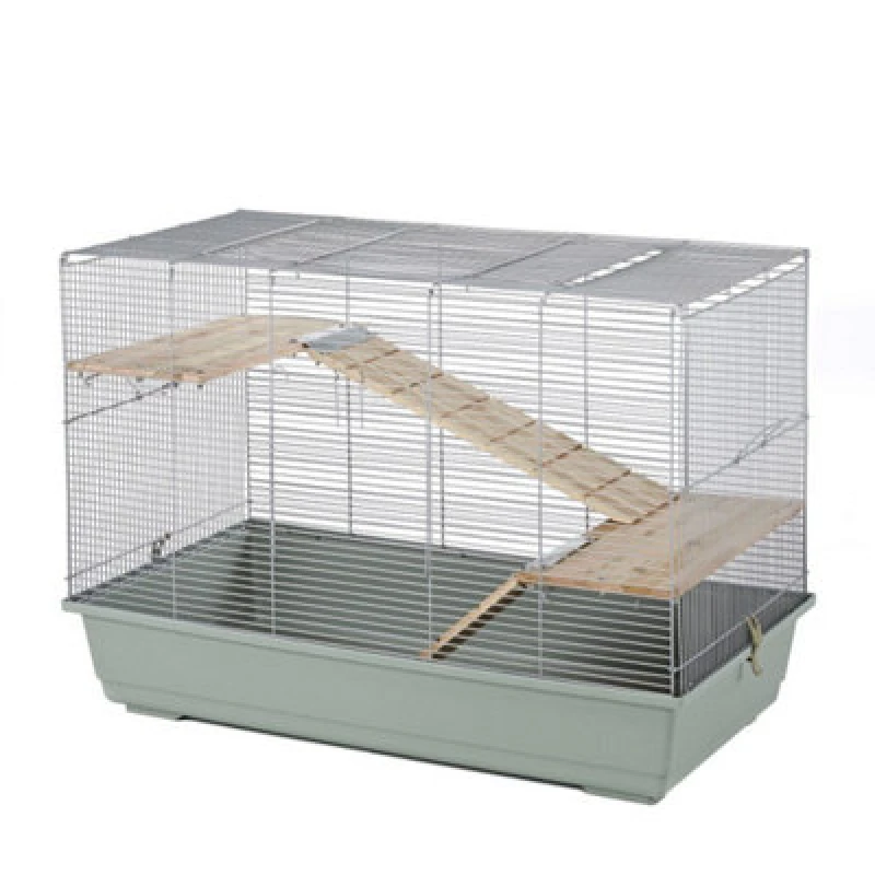 Image of Little Friends Coco Rat & Hamster Cage With Platforms: Large 100X70X54Cm