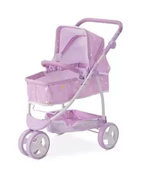 Image of Teamson Twinkle Stars Princess 2 in 1 Baby Stroller - Ages 3+