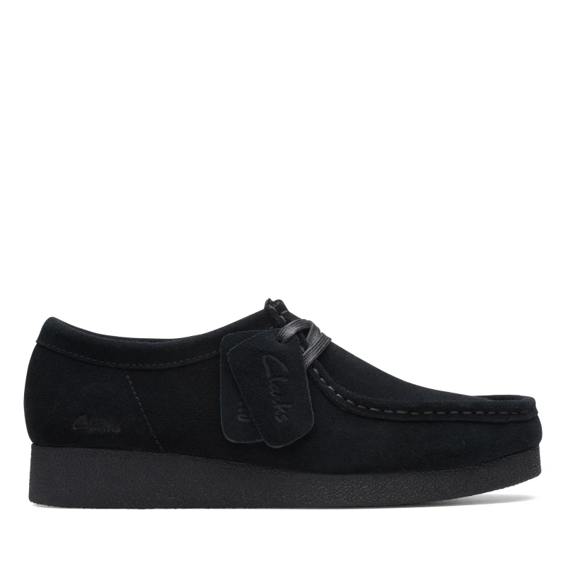 Image of Clarks WALLABEE EVOSH womens Casual Shoes in Black