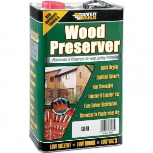 Image of Everbuild Lumberjack Wood Preserver Dark Oak 5l