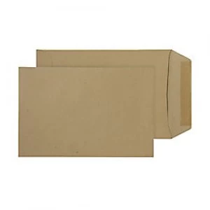 Image of Purely Commercial Envelopes Gummed 154 x 106mm Plain 80 gsm Manilla Pack of 1000