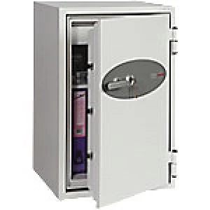Image of Phoenix Fireproof Safe FS0442K White 520 x 520 x 900 mm