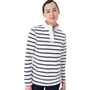 Image of Crew Clothing Womens Padstow Washed Cotton Pique Sweatshirt 14- Bust 37.5-39'