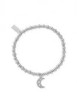 Image of Chlobo Chlobo Sterling Silver Didi Sparkle Starry Moon Bracelet