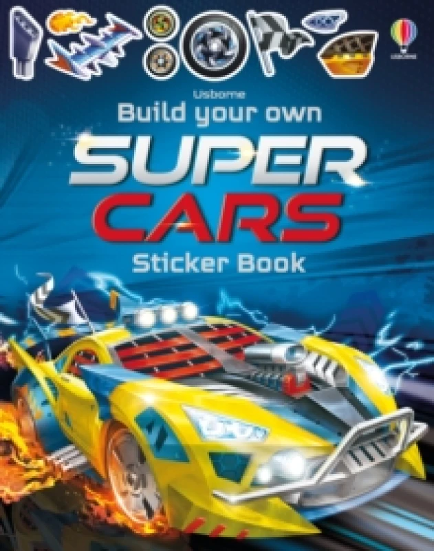 Image of Simon Tudhope Build Your Own Supercars Sticker Book Multi unisex