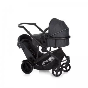 Image of Hauck Duet 3 Tandem Pushchair - Melange Black