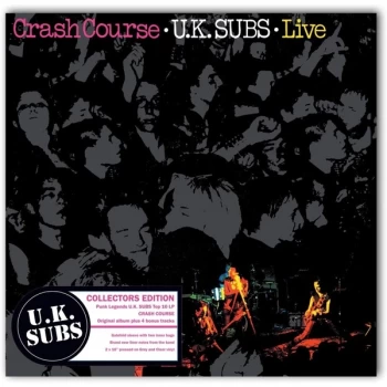 Image of U.K. Subs - Crash Course Grey & Clear Vinyl