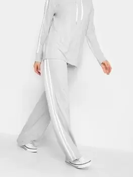 Image of Long Tall Sally Long Tall Sally Grey So Soft Side Stripe Jogger, Grey, Size 12, Women