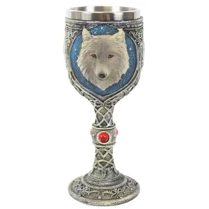 Image of Resin Wolf Goblet