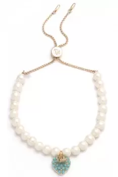 Image of Ladies Lauren Ralph Lauren Jewellery Heart Slider Bracelet 14B00138