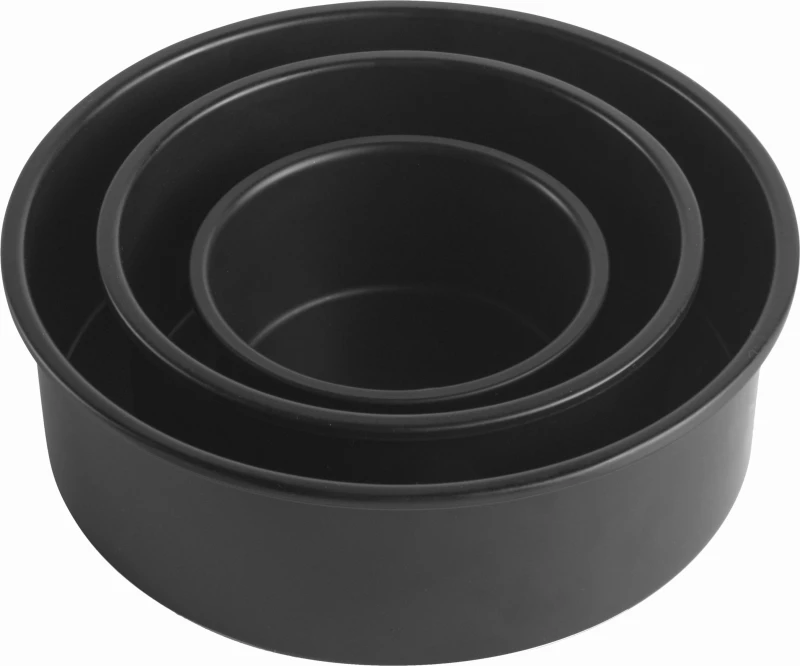 Image of Salter Bakes 3 Piece Round Baking Set - Black
