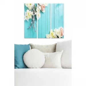 Image of MDF7215220 Multicolor Decorative MDF Painting (3 Pieces)