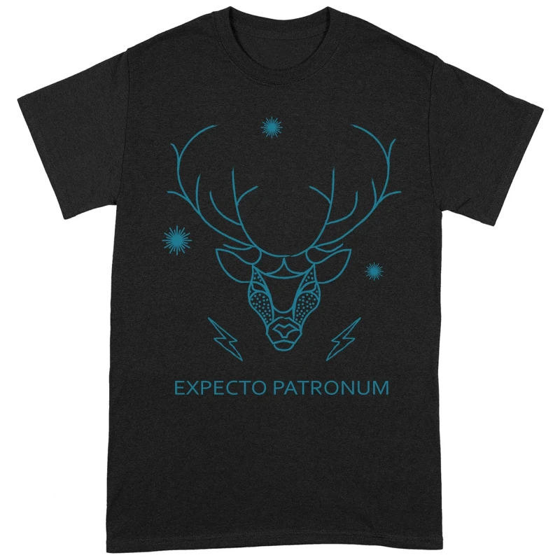 Image of Harry Potter Expecto Patronum T-Shirt Black