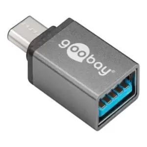 Image of goobay USB 3.0 USB-C adapter - Grey
