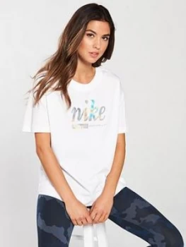 Image of Nike Sportswear Metallic Top White Size M Women