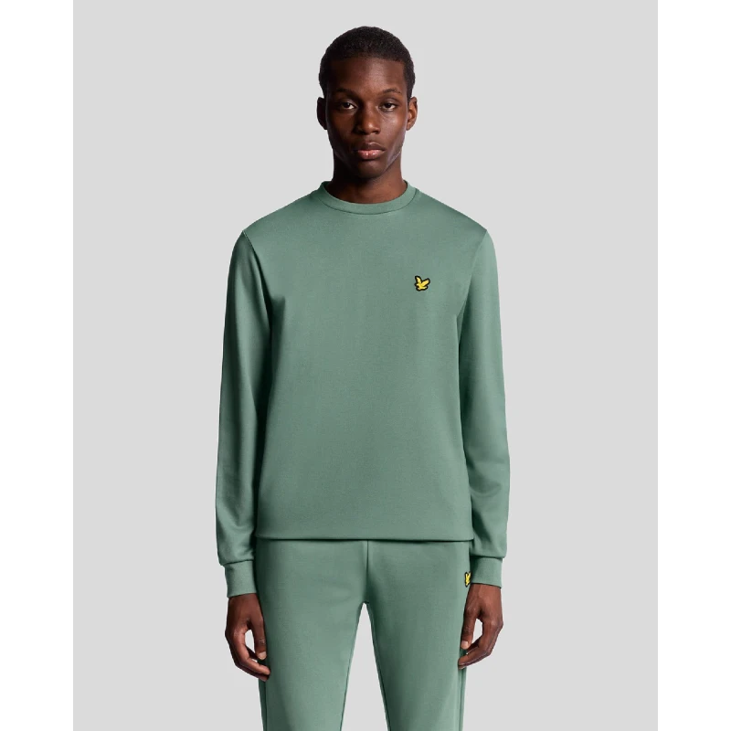 Image of Lyle and Scott Crewneck Fly Fleece Green male S