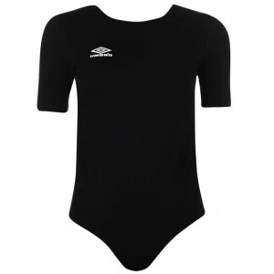 Image of Umbro Umbro Shift Short Sleeve Bodysuit - BLACK