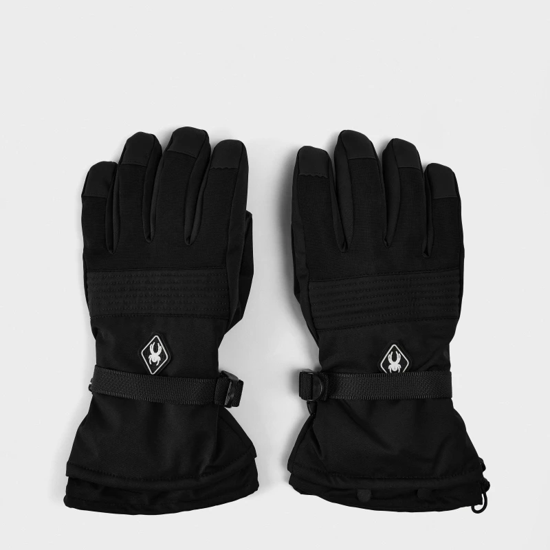 Image of Spyder Mens Snow Ski Gloves Black male Medium